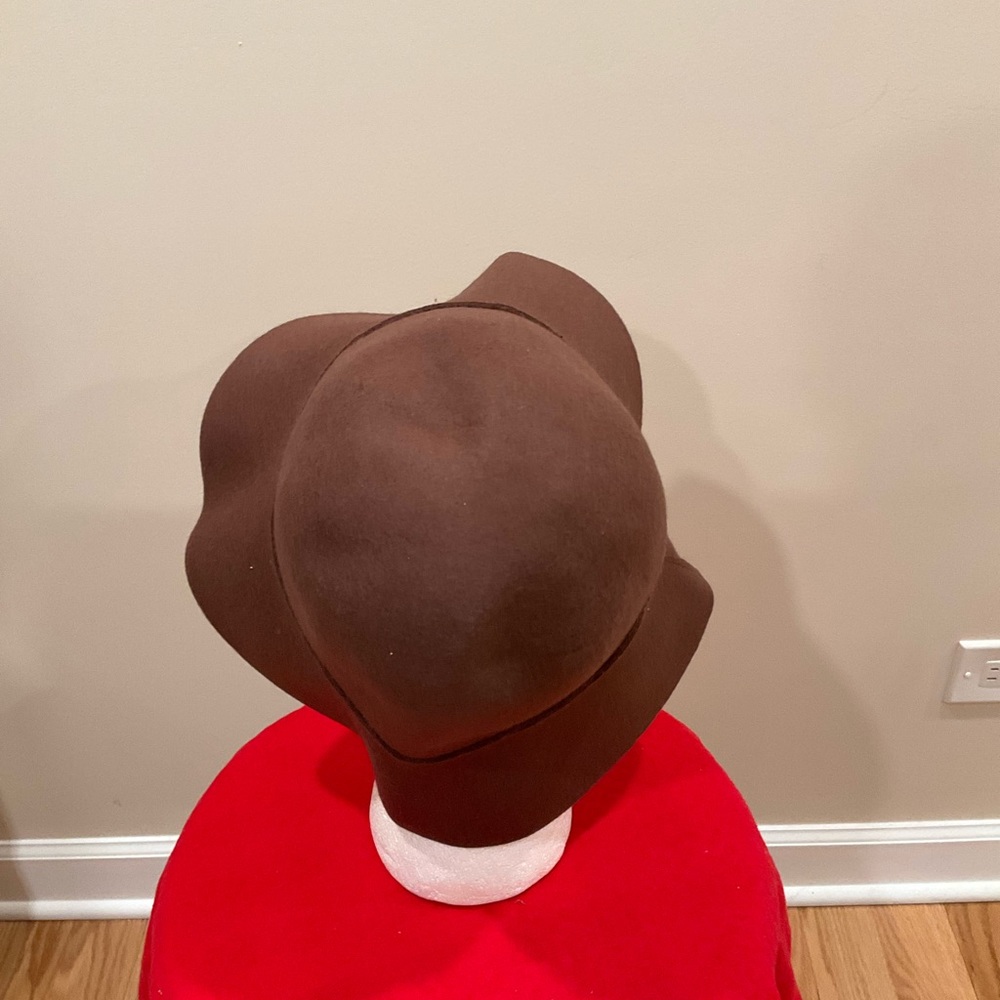 Collect 18 Wool Bucket Hat color Rust - Picture 5 of 10